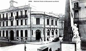 Bone - Hotel des Postes et Monument aux Morts